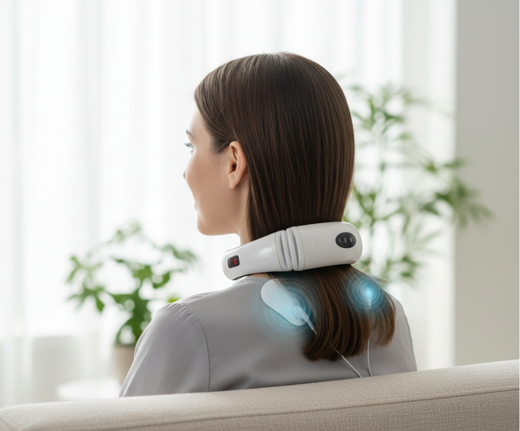 Masajeador de cuello y espalda electromagnético