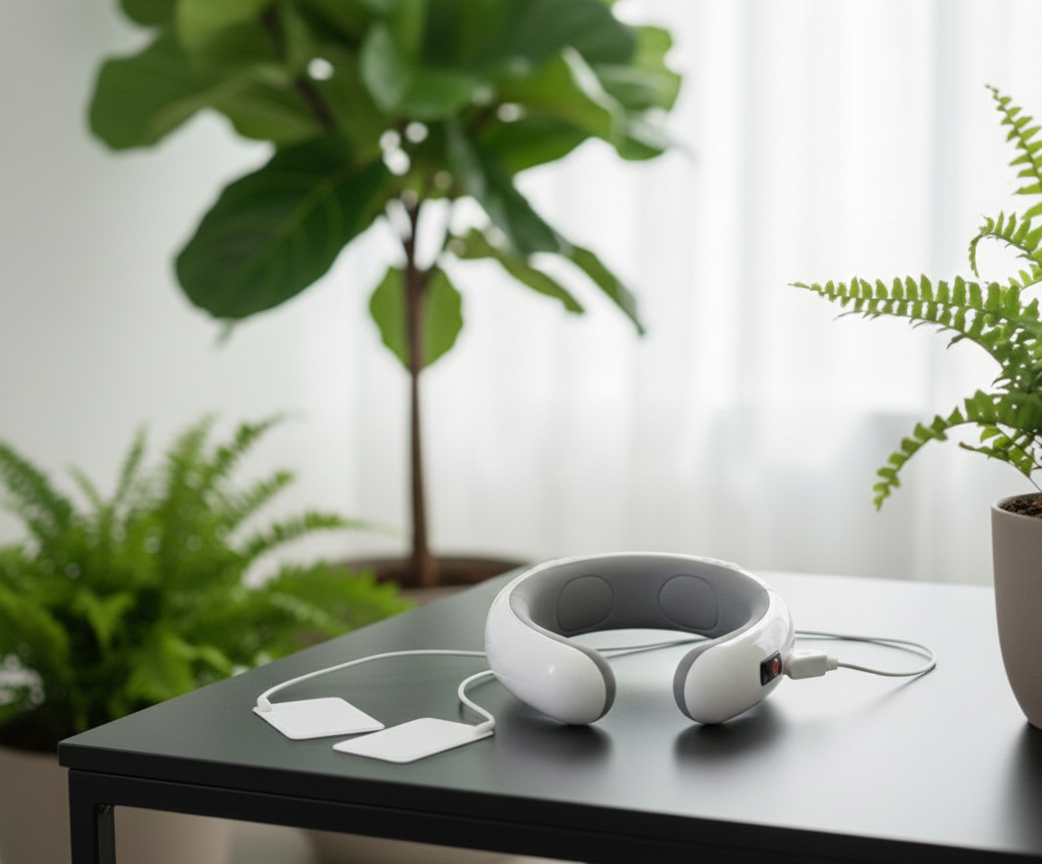 Masajeador de cuello y espalda electromagnético